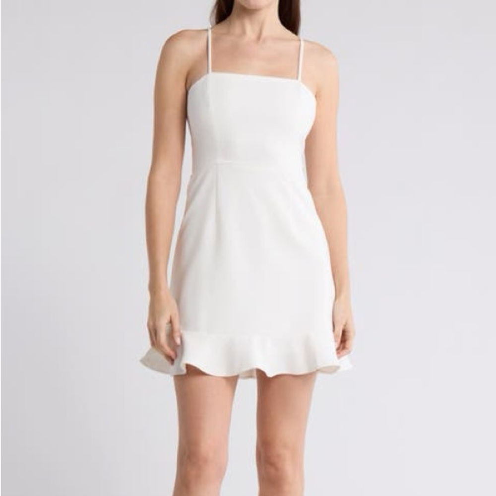 FRENCH CONNECTION
Ruffle Fit & Flare Mini Dress